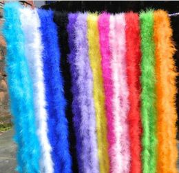 Wedding Party DIY Decorations Feather Boa 2 Metre Fancy Dress Hen Night Party Burlesque Scarf Gift Flower Bouquet wrap accessory c3861440