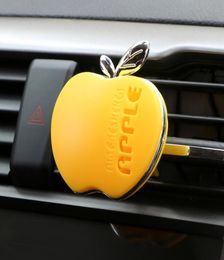 Car Perfume Air Freshener Apple Shape Original Fragrance Orange Lemon Apple Strawberry Lavender Scent Automobile Accessories6272363