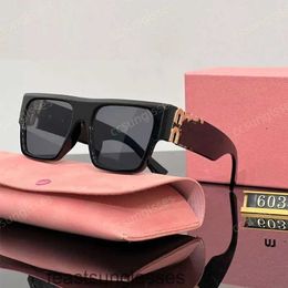 Mui Mui Sunglasses Mu Sunglasses Designer Womens Sunglasses Square Frame Glasses Uv Hot Selling Property Metal Legs Letter Design Smuws Eyeglasses Ji1 5m7u