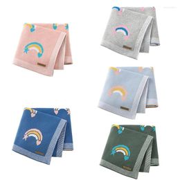 Blankets Born Baby Blanket Moon Knitted Boy Girl Swaddle Wrap Quilts Toddler Infant Stroller Bedding Soft Cotton Covers