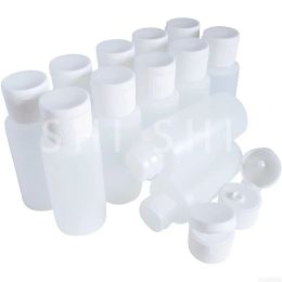 Bottles 100pcs Empty Plastic Flip Lid Lotion Bottle Squeezable Cosmetic Sample Container Travel Liquid Shamboo Fill Vial 10ml/20ml/30ml