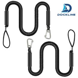 Boats 4ft bungee dock lines with 316 Clips boat ropes shock cords Boat Accessories,Mooring Lines for Pontoon Bass Boat