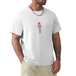 Men's Polos Alien Dude T-shirt Hippie Clothes Anime Oversized T Shirt Men