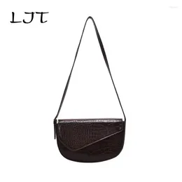 Drawstring Retro PU Leather Crossbody Bags For Women 2024 Fashion Small Shoulder Messenger Lady Phone Handbags And Purses