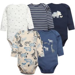 One-Pieces 2023 Spring Autumn Baby Bodysuits Long Sleeve Baby Boy Girl Clothes 100% Cotton Bebe Jumpsuit Newborn Body Infant 024Month
