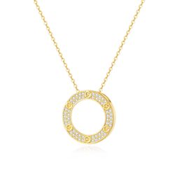 New classic design necklaces luxury collarbone chains diamond inlaid gifts fashion with carrtiraa original necklaces