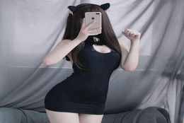 Cute Cat Cosplay Sexy Lingerie Wildcat Tptation Pajamas Women Japanese Sweet Sexy Private Nightdress Transparent Maid Outfit H22081515141