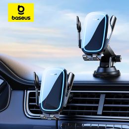 Stands Baseus Automatic Alignment Car Phone Holder Wireless Charger For Samsung iPhone Xiaomi Phone Holder Car Holder Air Vent Holder