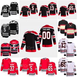 Kob 2023 Reverse Retro Hockey 13 Max Domi Jerseys Kevin Korchinski 37 Frank Nazar 2 Sam Rinzel 61 Riley Stillman 5 Connor Murphy 65 Andrew