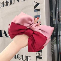 Dog Apparel Back Of Head Spring Clip Fashion Simple Wear Resistance Convenient Health & Beauty Oversized Black Bow Hairpin Beautiful