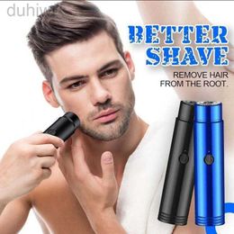 Epilator Portable Mini Body Facial Bikini Epilator For Men Women Hair Removal Trimmer Clipper USB Rechargeable Barber Beard Shaving Tool d240424