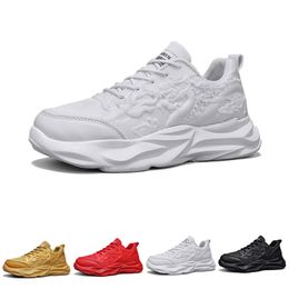 GAI men casual shoes breathable sneakers black white gold red dragon Trendy trainers fashion mens shoes platform tennis outdoory jogging walking