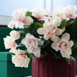 Decorative Flowers Plants Realistic Artificial Bonsai Violaphilippica Beautiful Home Garden Decorate