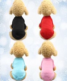 Pet Dog Knitwear Sweater Fleece Coat for Small Medium Large Dog Warm Pet Dog Cat Clothes Soft Puppy Customes 3 Colour Red Pink Bl2127093