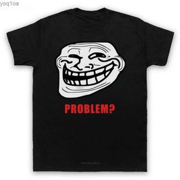 T-shirt maschile trollface meme rage comic divertente troll battuta internet maschi da donna maglietta per bambini maglietta per bambini per giovani di mezza età vecchio agel2404