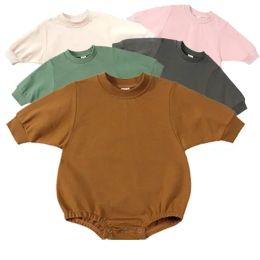 One-Pieces Infant Baby Boys Girls Romper Full Sleeve 100%Cotton Infant Romper Playsuit Jumpsuit