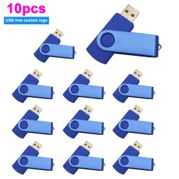 Player 10pcs/lot Usb Stick Mini Pen Drive Usb Flash Drives 128 Gb Pendrive 64gb 32gb 16gb Metal Disc Cle Usb Free Custom