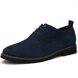 Casual Shoes Comemore Oxford Men Suede Leather Spring Autumn Male Dress Zapatos Hombre 2024 Plus Size 48