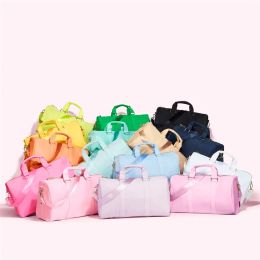 Bags Classic Nylon Waterproof Outdoor Pink Bule Customize Travel Luggage Bags Duffle Bag Sports Gym Bag Weekend Fitness Training Bag