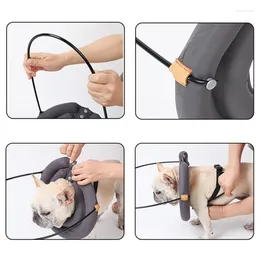 Dog Carrier Bumper Harness For Blind Guard Dogs Grey Head Protections Anti-Collision Lightweight Guide