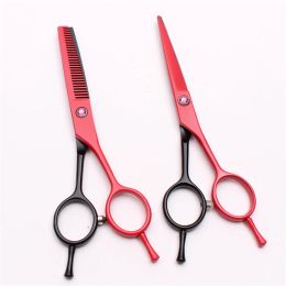 Shears 5.5 Inch 440c Japan Professional Human Hair Scissors Hairdressing Cutting Shears Thinning Scissors Hair Styling Tool