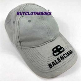 Luxury Hats Fashion Designer Caps Women Men Embroidered Baseball Cap Blnciaga Visor Logo Gray Unisex Baseball Cap wl