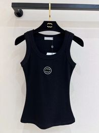 2024s womens tanks designer tank top top-level vest sleeveless breathable high quality sexy knitted pullover sports letter printing s