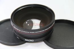 Filters 0.45x 77mm Wide Angle with Ro Conversion Lens for 77 Mm Canon Nikon Pentax Fuji Olympus Black