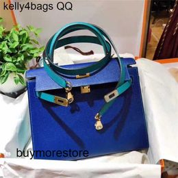 Designer Epsom Leather Handbag 7A Genuine Leather 25cm custoized Colour luxury wax line stitching can make other colors39IF