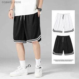 Men's Shorts Mens Summer Mesh Sports Basketball Fitness Spd Dry Running Breathable Casual Loose Large Bermuda H240424