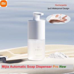 Control New Design Xiaomi Mijia Rechargable Auto Induction Foaming Automatic Soap Dispenser Pro Hand Washer Wash 0.2s Infrared