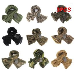 Bandanas 3PCS Tactical Scarf Durable Camo Mesh Sniper Accessories Top-rated Keffiyeh Veil For Outdoor Activities Camping