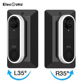 Cameras Wall Plate for Arlo Video Doorbell Stylish Doorbell Panel 35 degrees Left and Right Direction Adjustment Bracket Sturdy Durable