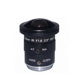 Philtres 2.5mm CS lens fisheye wide angle lens IR F1.6 2/3 8MP 4K lens Surveillance Video Lenses