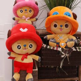 Cushions Big Size Anime One Piece Chopper Plush Stuffed Doll Kawaii Lovely Soft Plush Anime Toys Pillow Gift Birthday Gift Christmas