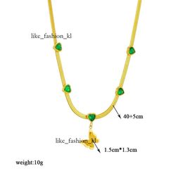 14K Yellow Gold Butterfly Moon Lock Blue Eyes Pendant Necklace for Women New Multilayer Choker Chain Jewellery Gifts 956 302