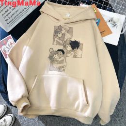 Sweatshirts the Promise Neverland hoodies male harajuku y2k aesthetic anime graphic male sweatshirts anime Korea