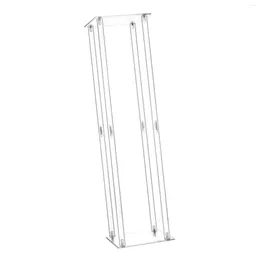 Vases Clear Flower Stand For Wedding Centrepiece Floral Display Rack Dining Table Bridal Shower Party Decor