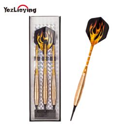 Darts 3pcs 20g flechette Steel, Copper, Aluminum Shaft Professional Soft Tip Darts Indoor Sports Soft Tip Darts Flights Sports Game