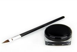 Cosmetic Waterproof Eye Liner Pencil Make Up black Liquid Eyeliner Shadow Gel Makeup Brush Black maquiagem 2983254