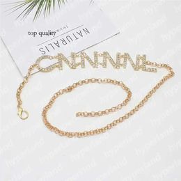 Fashion Designer Chanells Jewellery Chain Belt For Women Casual Dress Accessories Ladies Luxury Waist Belts Brand Link Letter Chains Women 8115