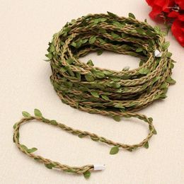 Decorative Flowers DIY 1 10M Artificial Leaf Vine Garland Plant Fake Foliage Flower Decoration