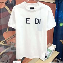 Fendishirt Anime Topst Shirts Mens Women Designers T-shirts Tees Apparel Tops Man S Casual Chest Letter Shirt S Clothing Street Shorts Sleeve Clothes Bur Tshirts 355