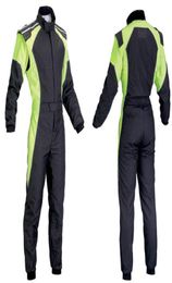 New arrivel car racing suit coverall jacket pants set orange green blue size XS4XL men and women wear not fireproof5855204