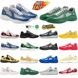 Designer shoes sneakers shoe trainers sneaker mens cup womens round men toe sport low patent leather lace up black green yellow white orange blue silv 23KC#