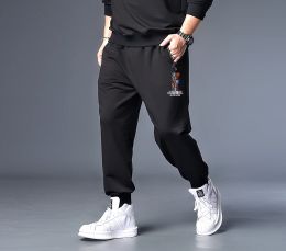 Pants 7XL 6XL 5XL XXXXL Plus New Men's Hip Hop Sweatpants Fitness Joggers Male Side Stripe High Street Hip Long Trousers Harem Pants