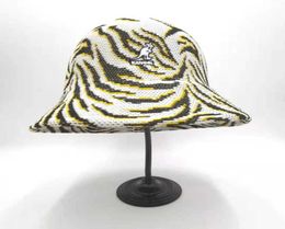 Kangaroo Fisherman Hat Men and Women Kangol New Leopard Pattern Tiger Dome Basin Frog Designer Q07033748516