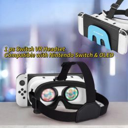 Glasses Switch VR Headset Compatible with Nintendo Switch & OLED, Upgraded with Adjustable HD Lenses, Switch VR Kit, Switch 3D Goggles