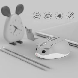 Mice 2.4G Wireless Cute Mouse Hamster Cartoon USB Creative Mute Mause Ergonomic Mini Optical Kid Gift Mice For PC Laptop Small Hand