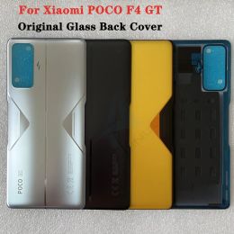 Pens for Poco F4 Gt 5g 100% Original Tempered Glass Battery Back Cover for Xiaomi Poco F4 Gt 5g Phone Housing Case Replacement